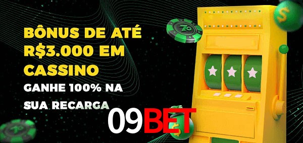 09Bet melhor bônus de depósito
